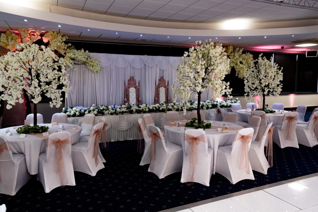 A wedding celebration at Darlington Arena